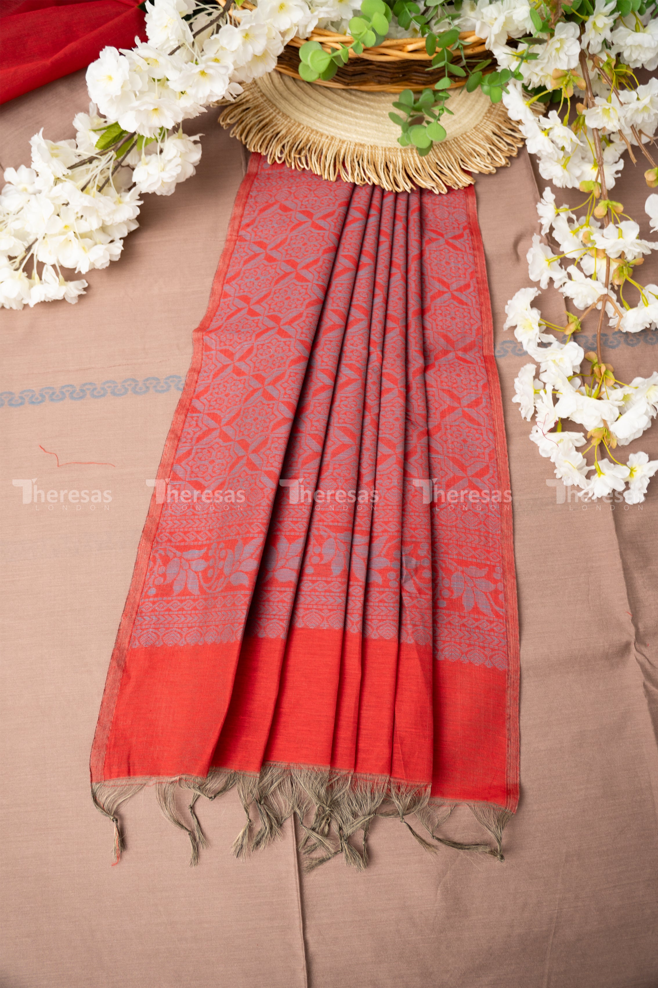 Linen Cotton Saree (10022)