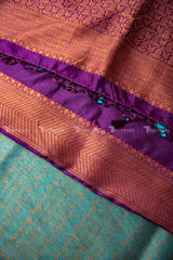 Semi Jute Banarasi Saree (10025)