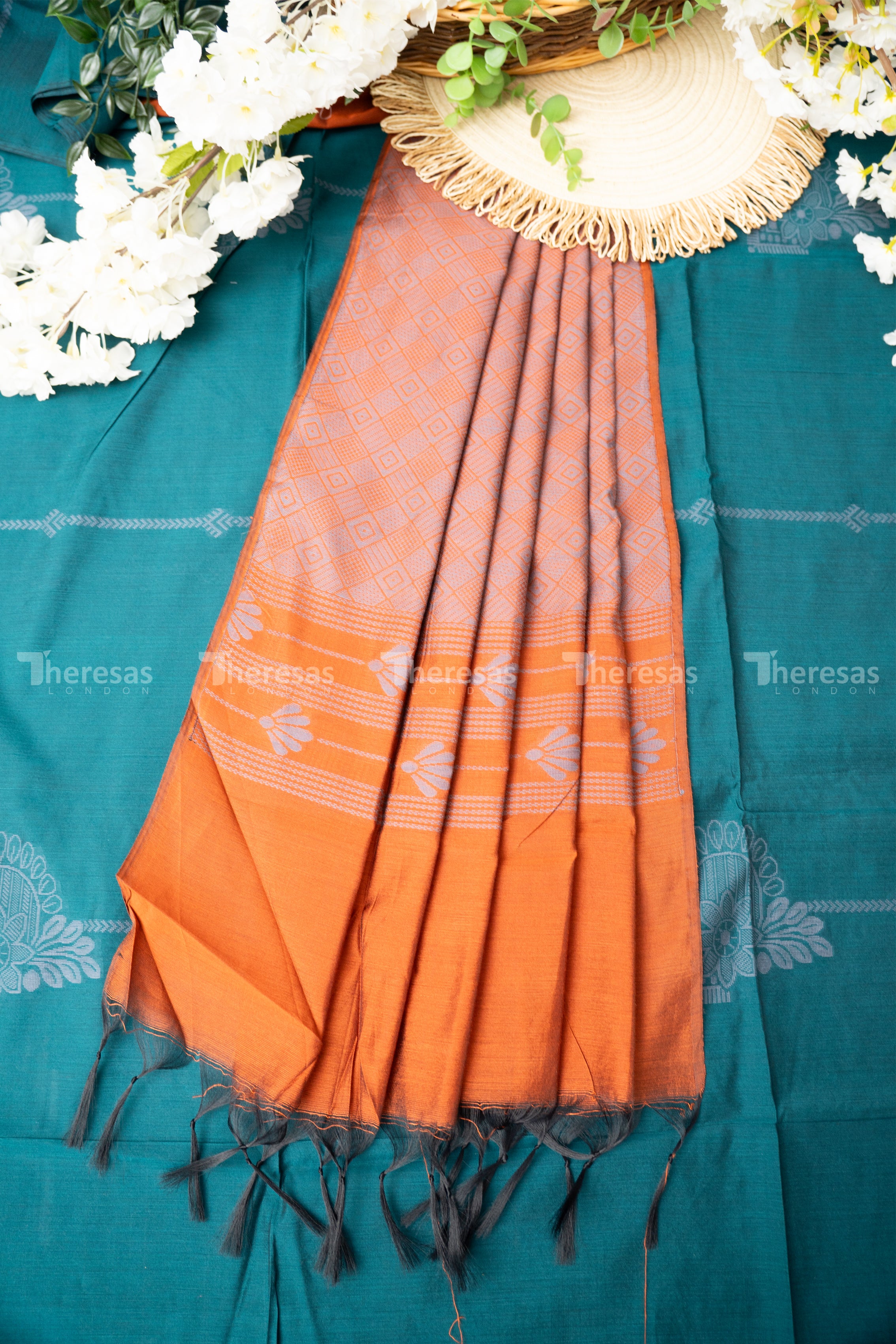 Linen Cotton Saree (10022)