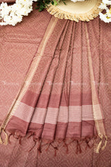 Semi Tussar Saree with Blouse (13006)