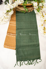 Semi Tussar Saree (10006)