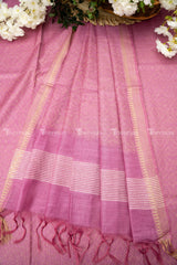 Semi Tussar Saree with Blouse (13006)