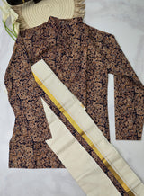 Mens Kurta & Mundu Combo (52001)