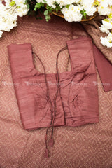 Semi Tussar Saree with Blouse (13006)