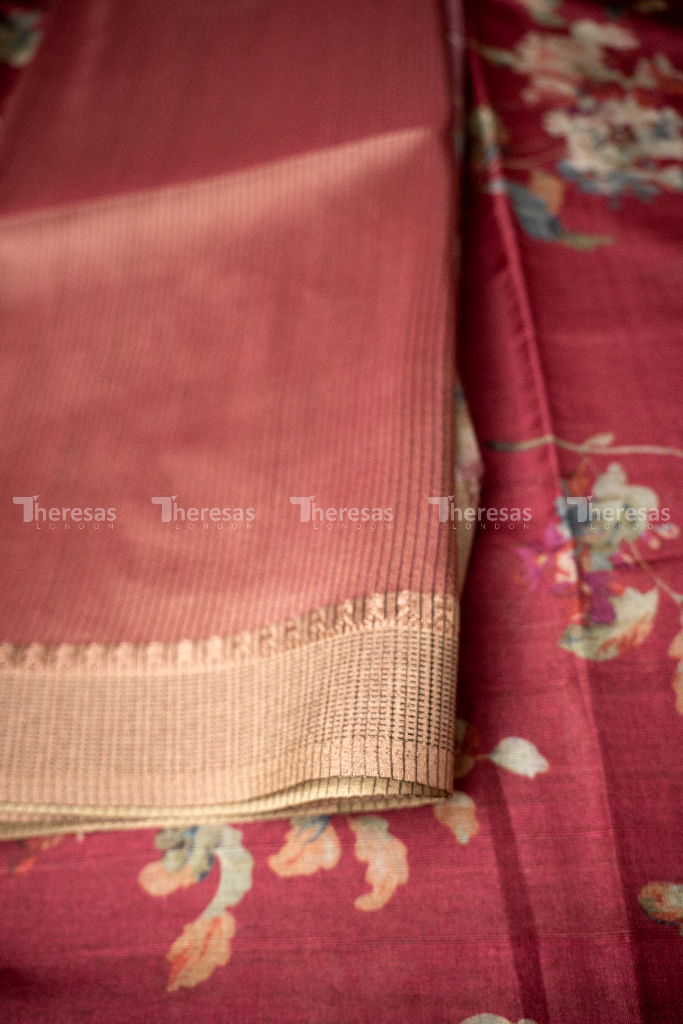 Semi Tussar Saree (12012)