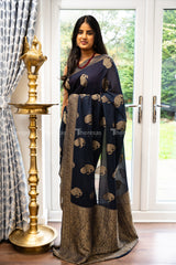 Georgette Banarasi Saree (12009)