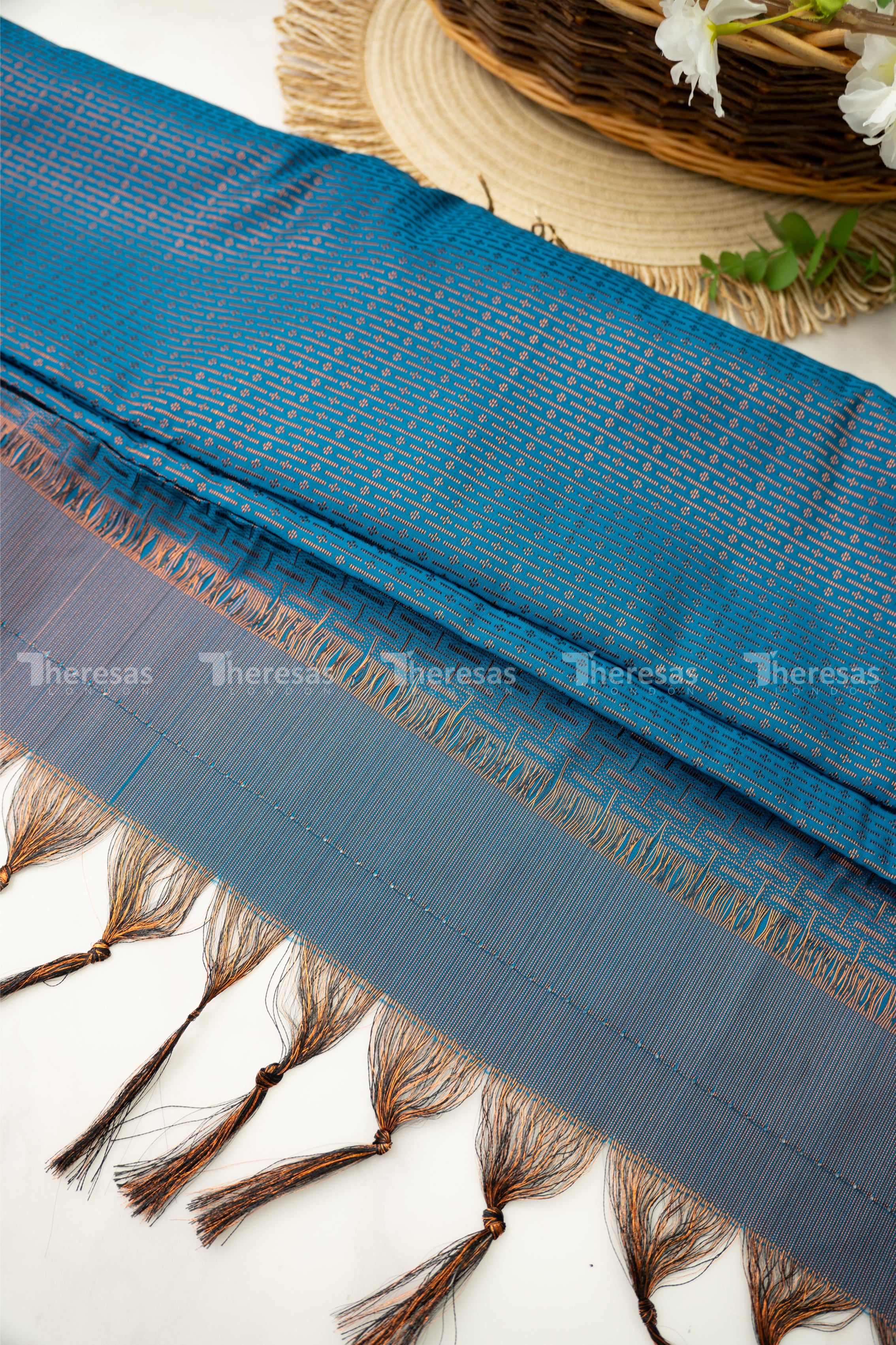 Semi Banarasi Silk Saree (10013)