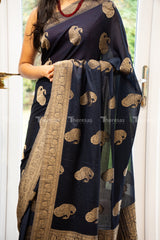 Georgette Banarasi Saree (12009)