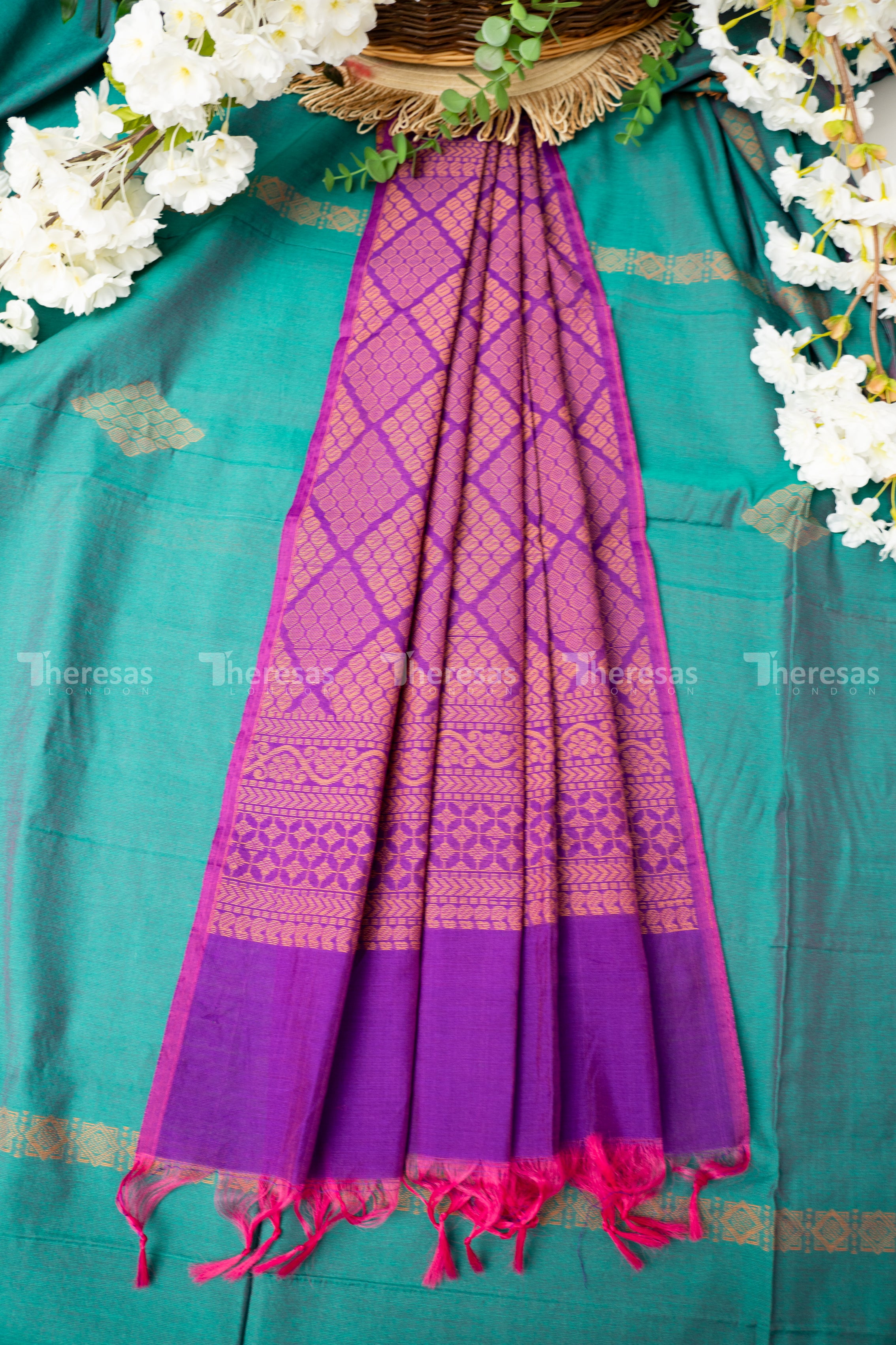 Linen Cotton Saree (10022)