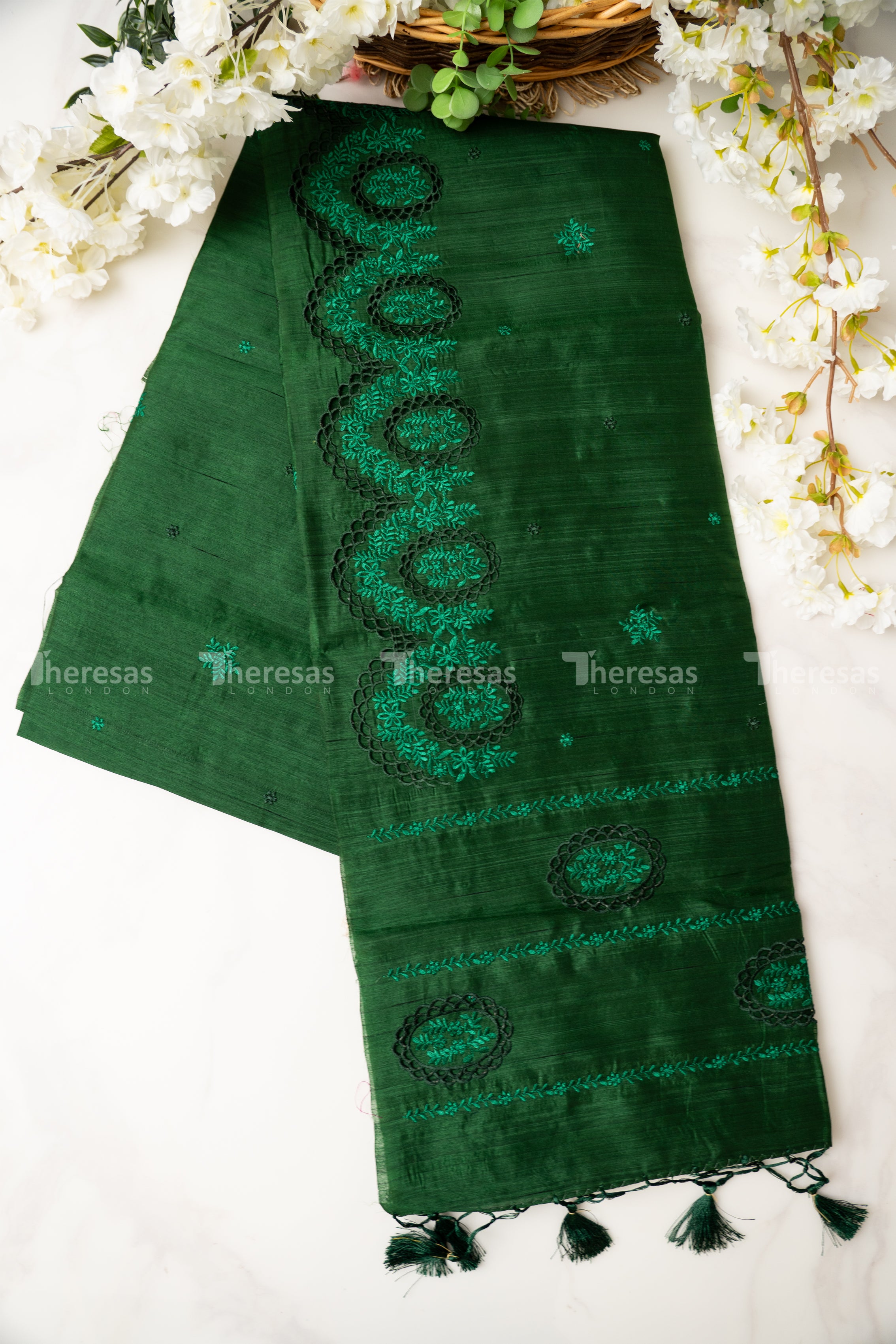 Cut Work Saree (10008)